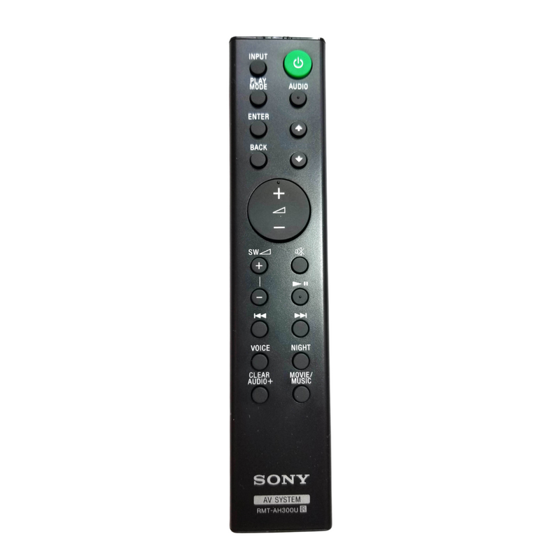 Sony OEM Remote Control RMT-AH300U for Sony AV Systems/Soundbars - Awesome Remote Controls